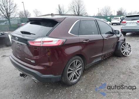 2019 Ford Edge Titanium из США, поврежденный, VIN 2FMPK4K92KBB74466